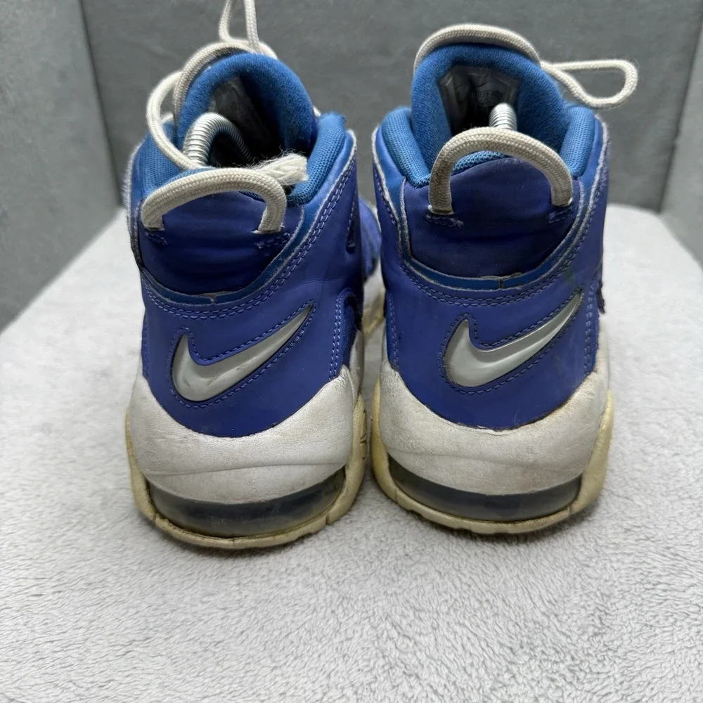 Nike Air More Uptempo GS Medium Blue White Battle Blue DM1023-400 Size 7Y Youth